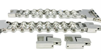 Mini Bike Chain Watch Band Ladies Double Bling Motorcycle Tennis Bracelet W2