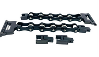 Bike Chain Watch Band Black Stainless Steel fits Apple Watch W5