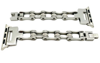 Bling Bike Chain Watch Band Polished Stainless Steel Motorcycle Watch Band W6