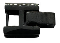 Men's Black with Blue Thin Line Motorcycle Biker Bracelet Stainless Steel Police Edition SB150
