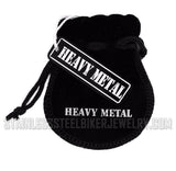 Heavy Metal Jewelry Ladies Black Bling Angel Wing Willie G Skull Pendant Necklace Stainless Steel SP2306