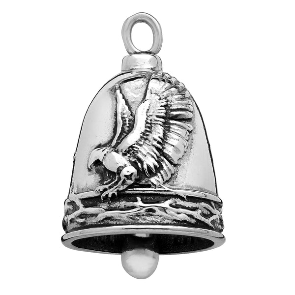 Two Sided Stainless Steel Eagle Motorcycle Ride Bell RB19
