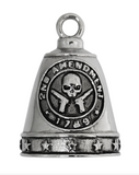 Motorcycle Biker Ride Bell® Second Amendment Stainless Steel Lage Version RB6L