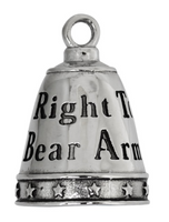 Motorcycle Biker Ride Bell® Second Amendment Stainless Steel Lage Version RB6L