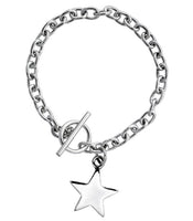 Ladies Stainless Steel Star Bracelet SB14