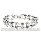 Heavy Metal Jewelry Ladies Motorcycle Bike Chain Stainless Steel Bracelet Chrome Special SB1905