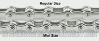 Heavy Metal Jewelry Ladies Motorcycle Bike Chain Stainless Steel Bracelet Chrome Special SB1905