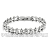Ladies Motorcycle Bike Chain Bracelet Stainless Steel SB115