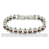January Mini Ladies Birthstone Garnet Imitation Bracelet SB168