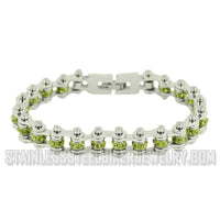 Ladies Motorcycle Bike Chain Bracelet Stainless Steel August Edition SB172