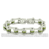 Heavy Metal Jewelry Ladies Motorcycle Bike Chain Stainless Steel Bracelet August Edition SB2224