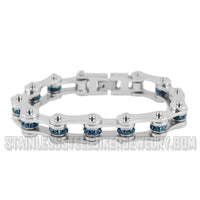 Heavy Metal Jewelry Ladies Motorcycle Bike Chain Stainless Steel Bracelet December Edition SB2227D