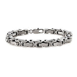 Byzantine Jewelry 6mm Byzantine Design Stainless Steel Bracelet Unisex SB20