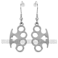 Jewelry Ladies Brass Knuckles French Wire Earrings Stainless Steel SE2
