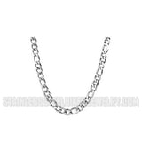 Heavy Metal Jewelry 12mm Figaro Men's or Ladies Necklace Stainless Steel SN10