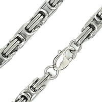 5mm Stainless Steel Byzantine Chain / Necklace CH40
