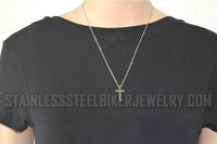 Cross Pendant / Charm Necklace Stainless Steel Religious Jewelry SP109
