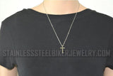 Cross Pendant / Charm Necklace Stainless Steel Religious Jewelry SP109