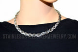 Heavy Metal Jewelry Ladies Cuff Necklace Stainless Steel SN2450