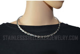 Heavy Metal Jewelry Ladies Cuff Necklace Stainless Steel SN2460
