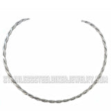 Heavy Metal Jewelry Ladies Cuff Necklace Stainless Steel SN2460