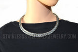 Heavy Metal Jewelry Ladies Cuff Necklace Stainless Steel SN2480