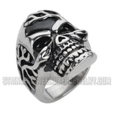 Heavy Metal Jewelry Men's Mad Man Skull Stainless Steel Ring SR1035
