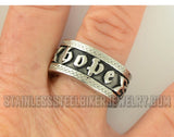 Heavy Metal Jewelry Ladies Hope Ring Stainless Steel SR1047