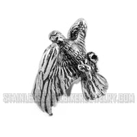Heavy Metal Jewelry Men's American Bald Eagle Stainless Steel Ring SR1079