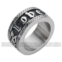 Heavy Metal Jewelry Ladies Love Ring Stainless Steel SR1083