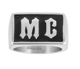 MC Motorcycle Biker Ring Stainless Steel SR110