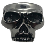 Flat Top Skull Biker Men's Stainless Steel Ring SR11