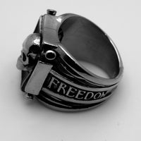 Men's Heavy Metal Jewelry Maltese Skull Ring Stainless Steel SR122