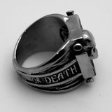 Men's Heavy Metal Jewelry Maltese Skull Ring Stainless Steel SR122