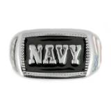 Heavy Metal Jewelry NAVY Ring Stainless Steel SR124