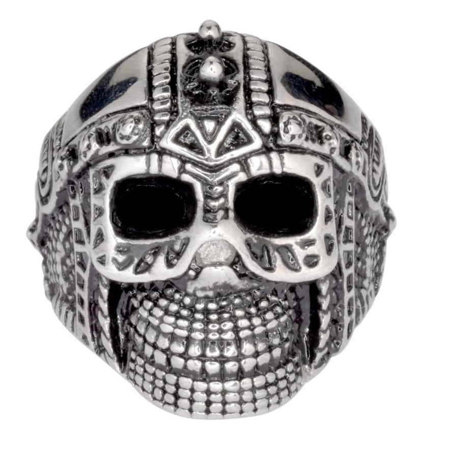 Cyborg Spiked Skull Ring Men's Biker Stainless Steel SR139 – Stainless ...