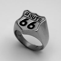 Men's Route 66 Stainless Steel Ring SR142