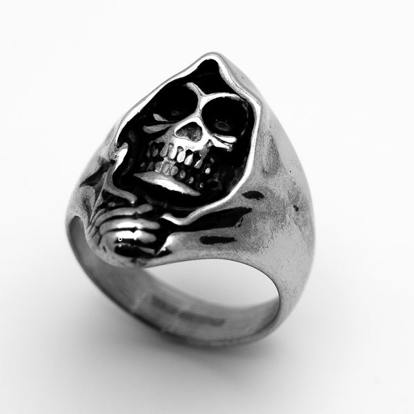 Grim Reaper Ring Men's Stainless Steel Biker Ring SR14