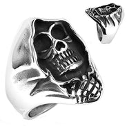 Grim Reaper Ring Men's Stainless Steel Biker Ring SR14