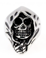 Grim Reaper Ring Men's Stainless Steel Biker Ring SR14