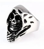 Grim Reaper Ring Men's Stainless Steel Biker Ring SR14