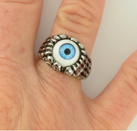 Heavy Metal Jewelry Ladies Eyeball Ring Stainless Steel SR150
