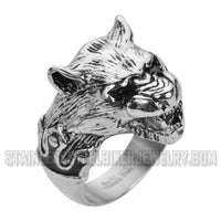 Heavy Metal Jewelry Men's Panther Ring Stainless Steel SR1746