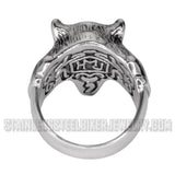Heavy Metal Jewelry Men's Panther Ring Stainless Steel SR1746