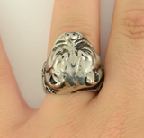 Heavy Metal Jewelry Men's Pit Bull Ring Stainless Steel SR178