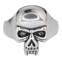 Heavy Metal Jewelry Men's Vampire Skull Stainless Steel Ring SR181