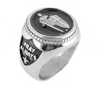 Heavy Metal Jewelry Men's Armor of God Stainless Steel Ring SR183