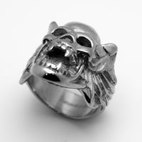 Gargoyle Skull Ring Men's Stainless Steel SR18