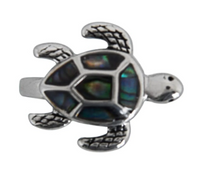 Heavy Metal Jewelry Ladies Turtle Ring Stainless Steel SR190