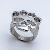Stainless Steel Punisher Knuckles Ring SR194